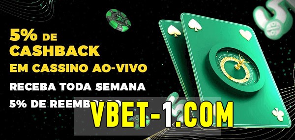 Promoções do cassino ao Vivo vbet 